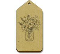 Azeeda 10 x 'Wildflower Bouquet' 66mm x 34mm Gift Tags (TG00154411)