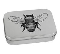 Azeeda 110mm 'Bumble Bee' Metal Hinged Tin/Storage Box (TT00004872)