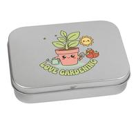 Azeeda 110mm 'Love Gardening' Metal Hinged Tin/Storage Box (TT00305032)