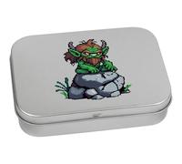 Azeeda 110mm 'Troll on Rock' Metal Hinged Tin/Storage Box (TT00329731)