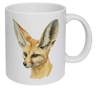 Azeeda 11oz (320ml) 'Fennec Fox Portrait' Ceramic Mug/Cup (MG00090432)