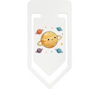 Azeeda 141mm 'Adorable Planets' Giant Plastic Paper Clip (CC00110131)