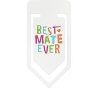 Azeeda 141mm 'Best Mate Ever' Giant Plastic Paper Clip (CC00114943)