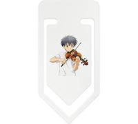 Azeeda 141mm 'Boy Playing Violin' Giant Plastic Paper Clip (CC00112207)