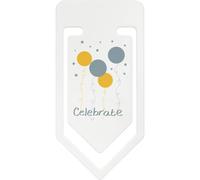 Azeeda 141mm 'Celebrate and Enjoy' Giant Plastic Paper Clip (CC00111469)