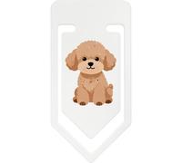 Azeeda 141mm 'Chibi Toy Poodle' Giant Plastic Paper Clip (CC00110573)
