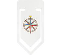 Azeeda 141mm 'Compass Rose' Giant Plastic Paper Clip (CC00111365)