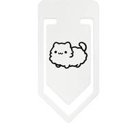 Azeeda 141mm 'Cute Comfy Cat' Giant Plastic Paper Clip (CC00114843)