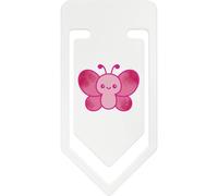 Azeeda 141mm 'Cute Pink Butterfly' Giant Plastic Paper Clip (CC00115025)