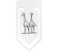 Azeeda 141mm 'Pair of Giraffes' Giant Plastic Paper Clip (CC00110653)
