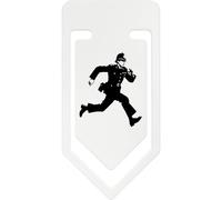 Azeeda 141mm 'Policeman Running' Giant Plastic Paper Clip (CC00104763)