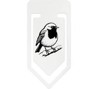 Azeeda 141mm 'Robin Bird on a Snowy Winter Branch' Giant Plastic Paper Clip (CC00105627)