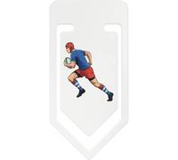 Azeeda 141mm 'Rugby Player Running' Giant Plastic Paper Clip (CC00112315)