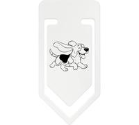 Azeeda 141mm 'Running Basset Hound' Giant Plastic Paper Clip (CC00104771)