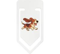Azeeda 141mm 'Running Basset Hound' Giant Plastic Paper Clip (CC00104773)