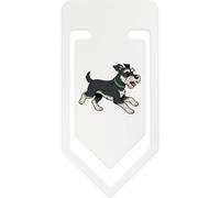 Azeeda 141mm 'Running Schnauzer Dog' Giant Plastic Paper Clip (CC00115703)