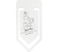 Azeeda 141mm 'Teacup Ghost Artie The Painter' Giant Plastic Paper Clip (CC00111501)