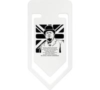 Azeeda 141mm 'We Shall Never Surrender' Giant Plastic Paper Clip (CC00114191)