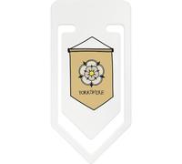 Azeeda 141mm 'Yorkshire Rose Banner' Giant Plastic Paper Clip (CC00109727)
