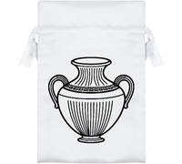 Azeeda 15cm 'Ancient Greek Amphora Vase' Satin Drawstring Bag/Pouch (SB00147305)