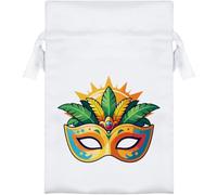 Azeeda 15cm 'Brazilian Carnival Mask' Satin Drawstring Bag/Pouch (SB00147473)
