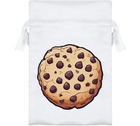 Azeeda 15cm 'Chocolate Chip Cookie' Satin Drawstring Bag/Pouch (SB00151853)