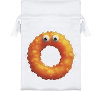Azeeda 15cm 'Funny Fried Onion Ring' Satin Drawstring Bag/Pouch (SB00138625)