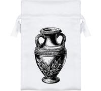 Azeeda 15cm 'Gr mphora Vase' Satin Drawstring Bag/Pouch (SB00162256)