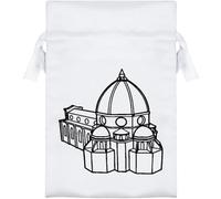 Azeeda 15cm 'Historical Dome Of Florence Cathedral' Satin Drawstring Bag/Pouch (SB00149625)