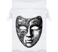 Azeeda 15cm 'Ornate Venetian Masquerade Mask' Satin Drawstring Bag/Pouch (SB00147273)