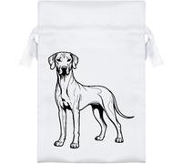Azeeda 15cm 'Rhodesian Ridgeback Dog' Satin Drawstring Bag/Pouch (SB00143533)