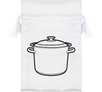 Azeeda 15cm 'Stock Pot' Satin Drawstring Bag/Pouch (SB00145989)