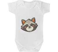 Azeeda 18-24 Month 'Cute Smiling Raccoon' Baby Grow/Bodysuit (GR00176426)