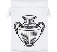 Azeeda 18cm 'Ancient Greek Amphora Vase' Satin Drawstring Bag/Pouch (SB00147306)