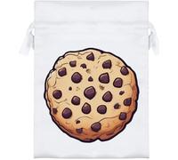 Azeeda 18cm 'Chocolate Chip Cookie' Satin Drawstring Bag/Pouch (SB00151854)