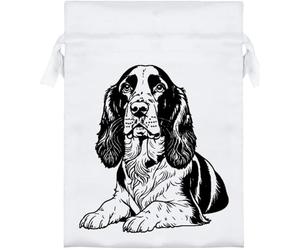 Azeeda 18cm 'English Springer Spaniel' Satin Drawstring Bag/Pouch (SB00143554)