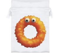Azeeda 18cm 'Funny Fried Onion Ring' Satin Drawstring Bag/Pouch (SB00138626)