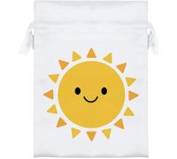 Azeeda 18cm 'Happy Sunshine' Satin Drawstring Bag/Pouch (SB00151774)