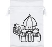 Azeeda 18cm 'Historical Dome Of Florence Cathedral' Satin Drawstring Bag/Pouch (SB00149626)