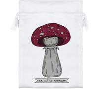 Azeeda 18cm 'Our Little Mushroom' Satin Drawstring Bag/Pouch (SB00145914)