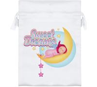 Azeeda 18cm 'Sweet Dreams' Satin Drawstring Bag/Pouch (SB00134870)