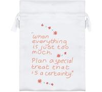 Azeeda 18cm 'When Everything Is Just Too Much ' Satin Drawstring Bag/Pouch (SB00132766)