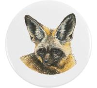 Azeeda 2 x 38mm 'African Bat-Eared Fox' Small Button Pin Badges (BB00153779)