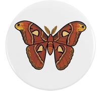 Azeeda 2 x 38mm 'Atlas Moth' Small Button Pin Badges (BB00156134)