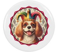 Azeeda 2 x 38mm 'Cavalier King Charles Court Jester' Small Button Pin Badges (BB00157667)
