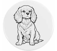 Azeeda 2 x 38mm 'Cavalier King Charles Spaniel' Small Button Pin Badges (BB00161542)