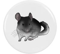 Azeeda 2 x 38mm 'Chinchilla' Small Button Pin Badges (BB00076058)