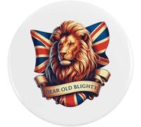 Azeeda 2 x 38mm 'Dear Old Blighty British Lion' Small Button Pin Badges (BB00169792)