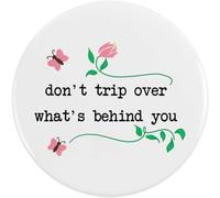 Azeeda 2 x 38mm 'Don't Trip Over What's Behind You' Small Button Pin Badges (BB00152765)