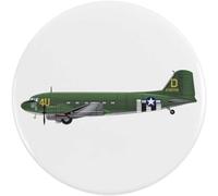 Azeeda 2 x 38mm 'Douglas C-47 Skytrain' Small Button Pin Badges (BB00051432)